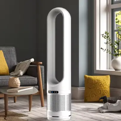 Bladeless Fan Heater na may Air Purifier