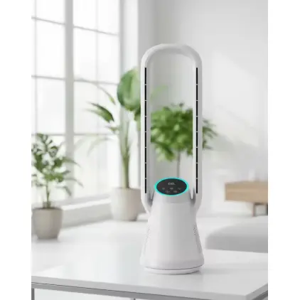 Pambahay na Bladeless Fan Tahimik na Air Purifier Fan na may Remote Control