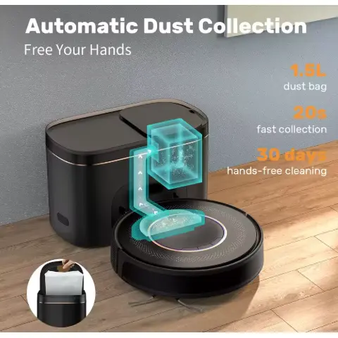 Robot Vacuum Cleaner With Self Emptying Auto Charging