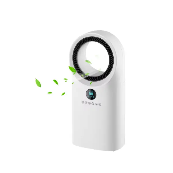 Turbo Air Circulation na Bladeless Pedestal Floor Fan
